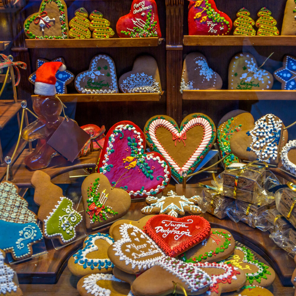 Traditional, culourful, gingerbreads handmade in Torun , Poland Perły Poznania