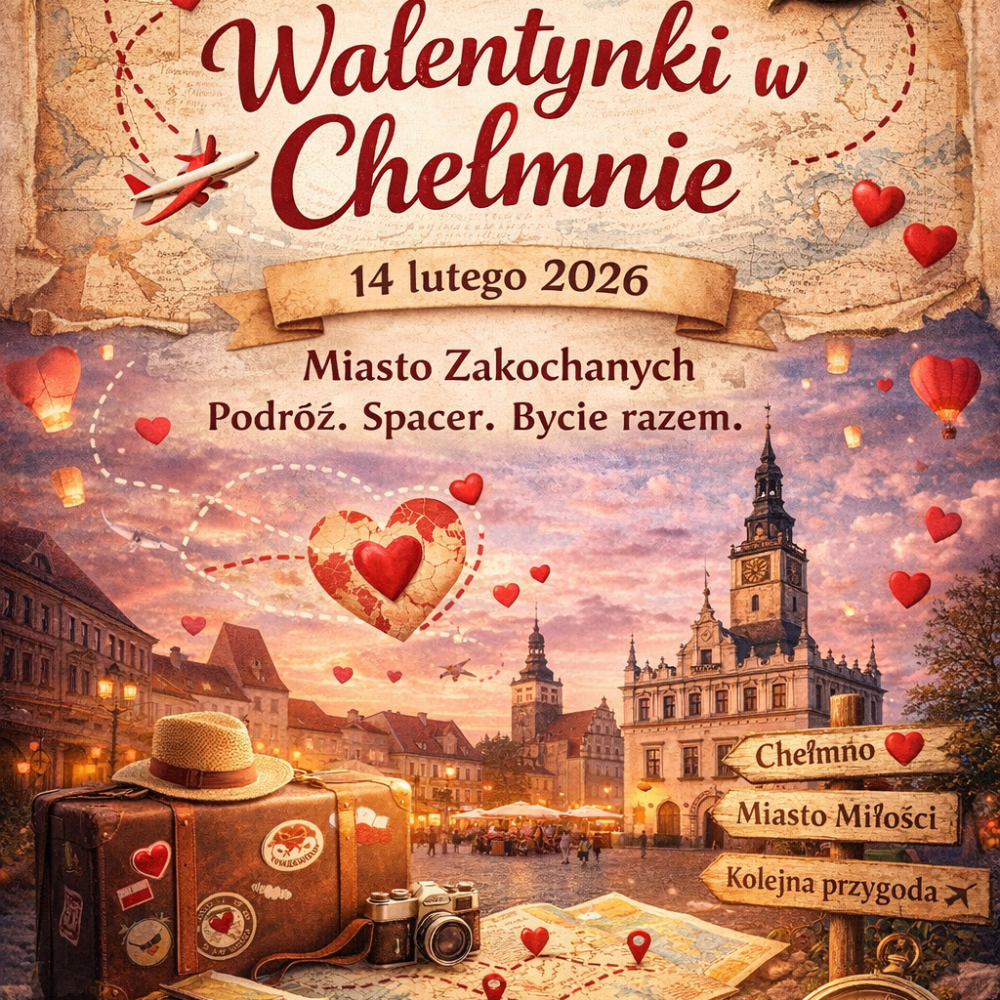 1000126468 Walentynki w Chełmnie- Mieście Zakochanych (sobota)