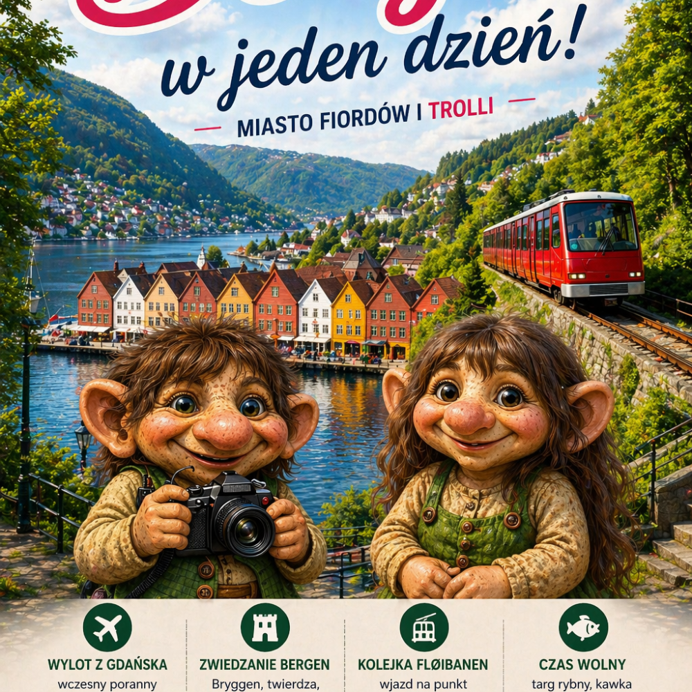 Bergen czerwiec 2026 BERGEN W JEDEN DZIEŃ