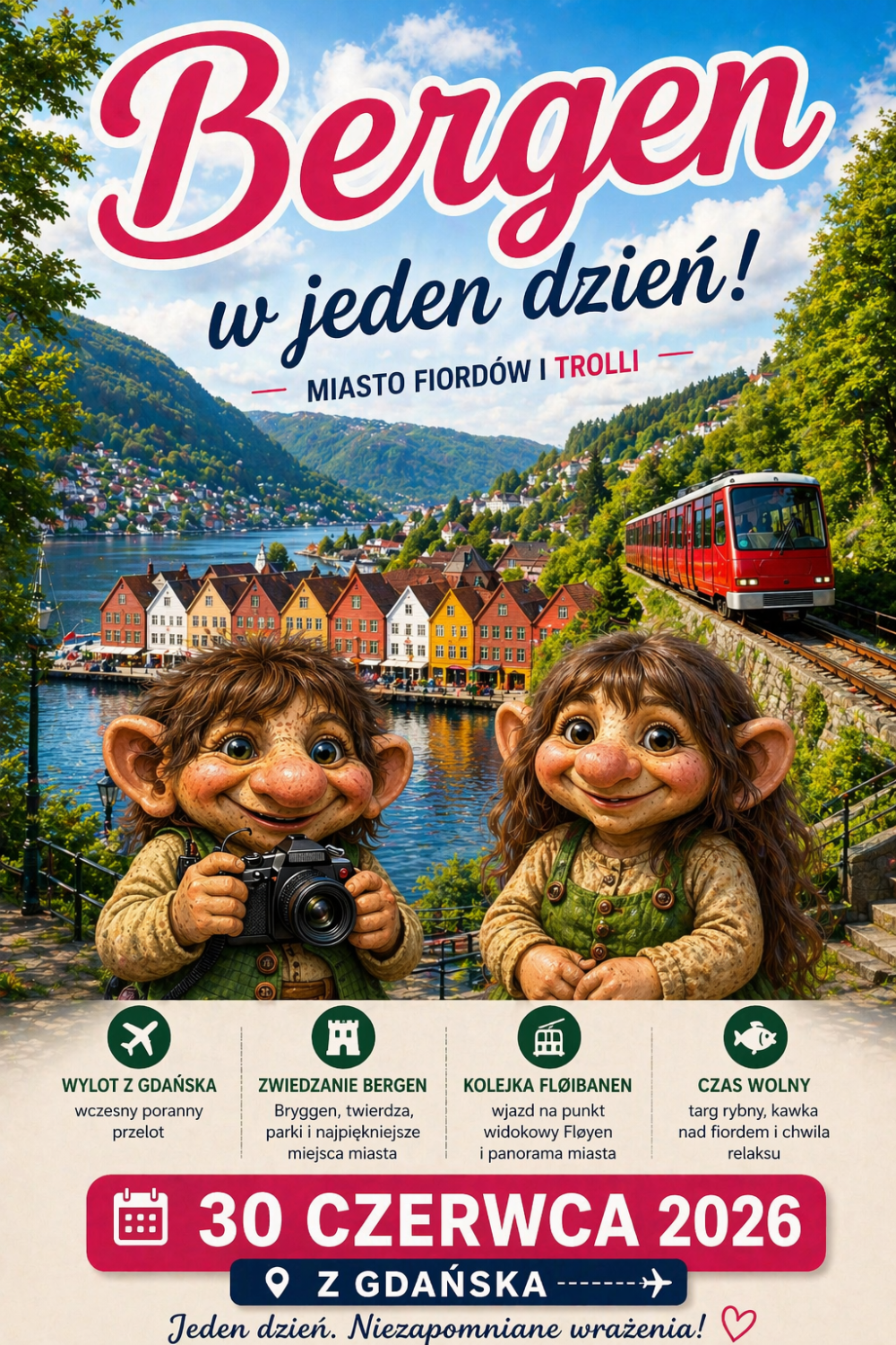 Bergen czerwiec 2026 BERGEN W JEDEN DZIEŃ