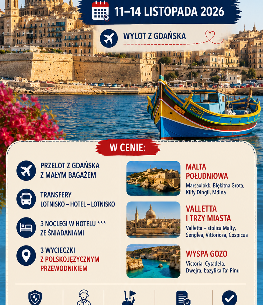 Malta listopad 2 Listopadowy weekend na Malcie