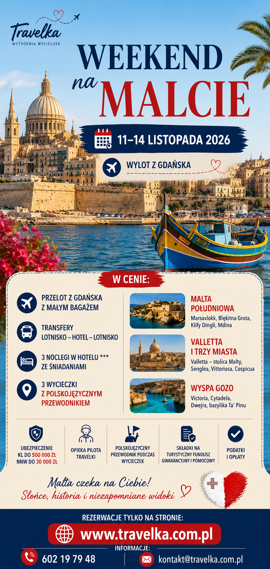 Malta listopad 2 Listopadowy weekend na Malcie